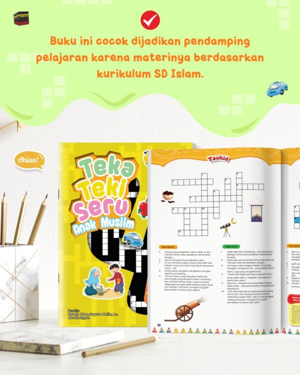 Teka-Teki Seru Anak Muslim Level 4 (TTS 4 Ahlan)