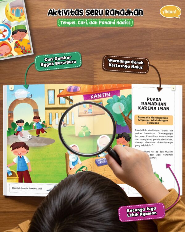 Aktivitas Seru Ramadhan + 90 Sticker (Ahlan)
