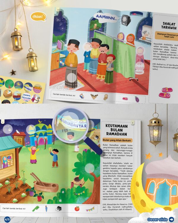 Aktivitas Seru Ramadhan + 90 Sticker (Ahlan)