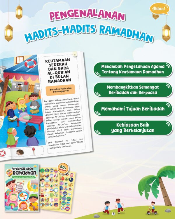 Aktivitas Seru Ramadhan + 90 Sticker (Ahlan)