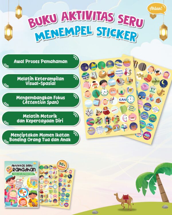 Aktivitas Seru Ramadhan + 90 Sticker (Ahlan)