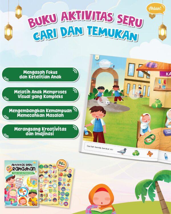 Aktivitas Seru Ramadhan + 90 Sticker (Ahlan)