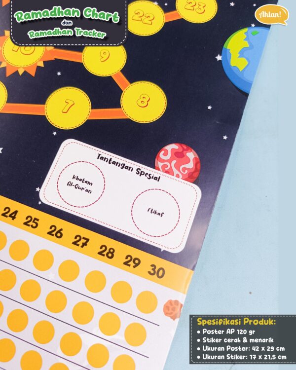 Ramadhan Chart & Sticker (Ahlan)