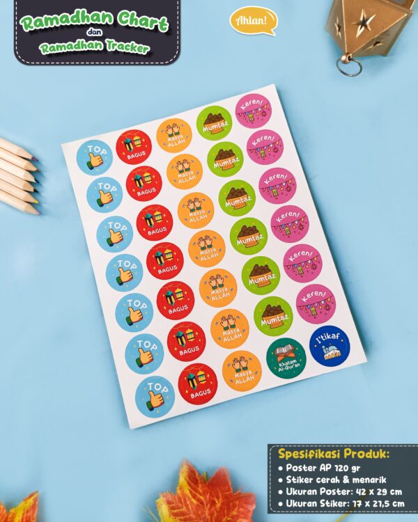 Ramadhan Chart & Sticker (Ahlan)